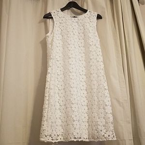 8 DKNY White Dress